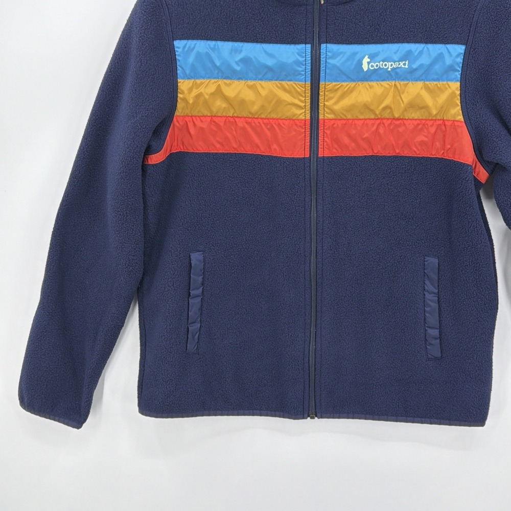 COTOPAXI Teca Fleece Jacket Full Zip Men's Large Blue Hiking Camping Trail Multi - Picture 4 of 14